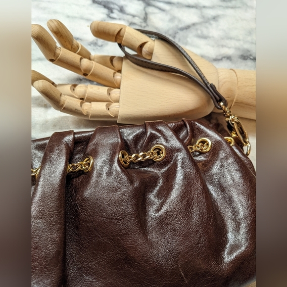 Cute mini leather purse/bag/clutch/wristlet C'est Moi - Picture 3 of 7